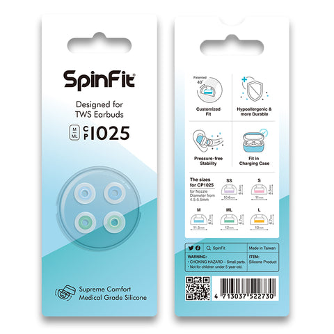 Spinfit CP1025 TWS Eartips Spinfit CP1025 TWS Eartips