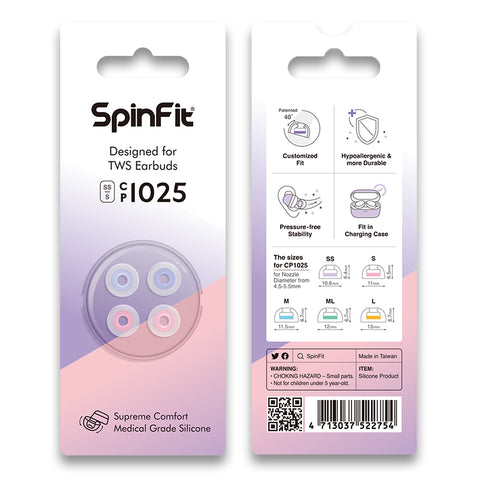 Spinfit CP1025 TWS Eartips Spinfit CP1025 TWS Eartips