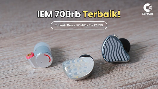 Rekomendasi In-Ear Monitor Desain Keren di Harga 700-ribuan! Fiio JH3, Tripowin Mele, Tin T2 Evo