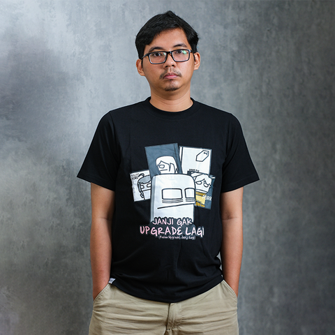 CSI-ZONE x GHOSTY's Comic Exclusive Merchandise T Shirt - Janji Gak Upgrade
